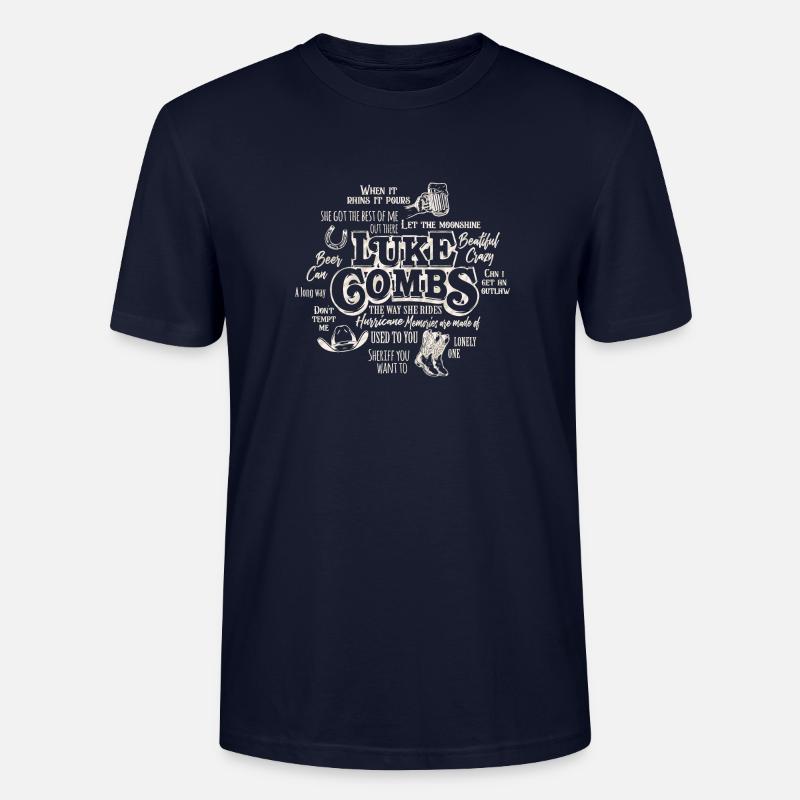 Combs-Lied - Stanley/Stella Unisex Bio-T-Shirt CRAFTER - Navy
