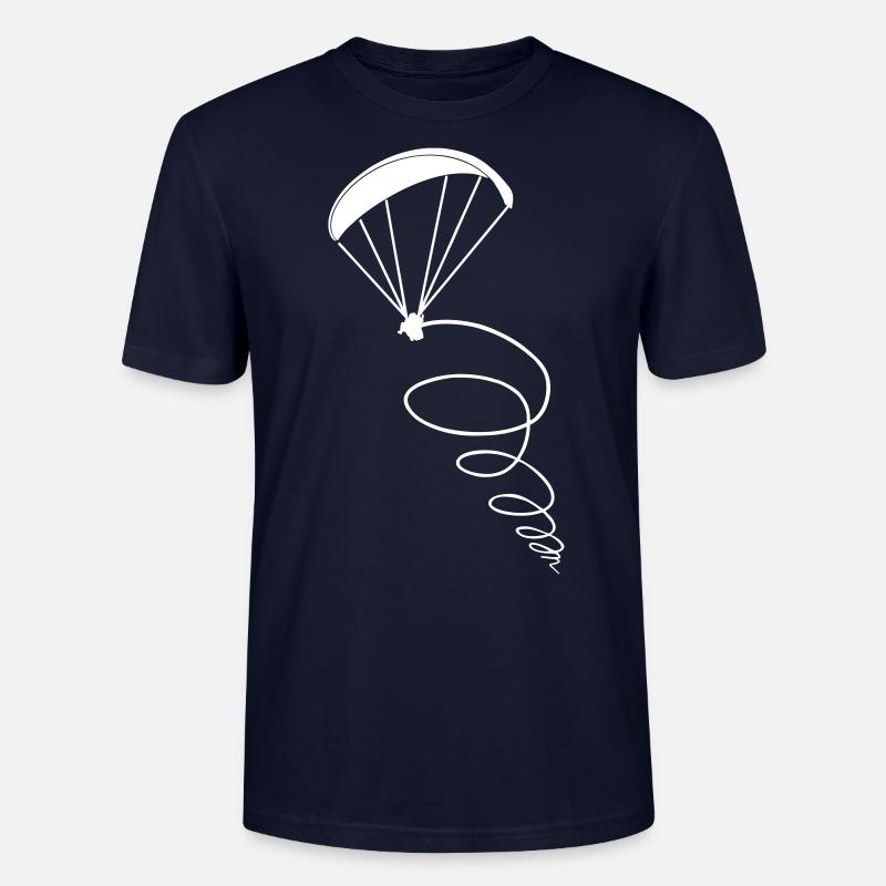Parapente cadeau ascendances Pilot - T-shirt bio CRAFTER Stanley Stella Unisexe - marine