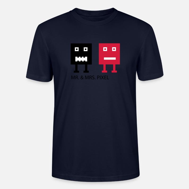 Mr & Mrs Pixel - Stanley/Stella Unisex Bio-T-Shirt CRAFTER - Navy