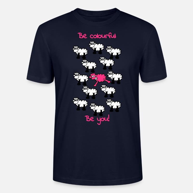 be different - be colourful - Stanley/Stella Unisex Bio-T-Shirt CRAFTER - Navy