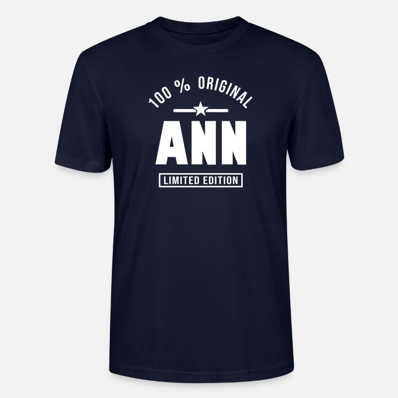 Ann ann - T-shirt bio CRAFTER Stanley Stella Unisexe - marine