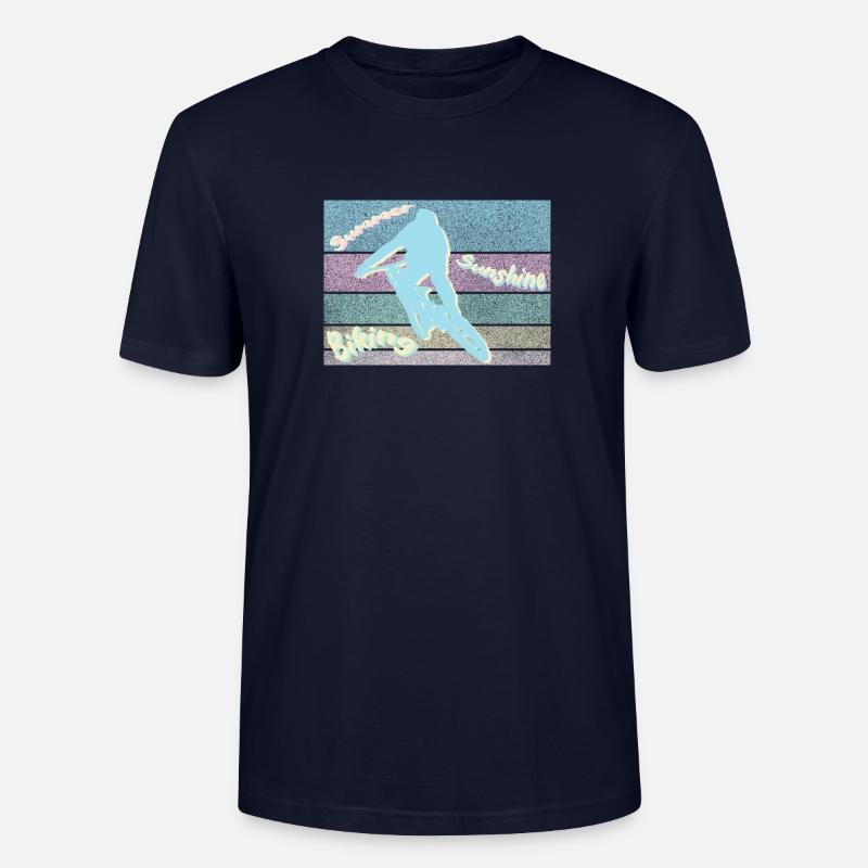 Vélo de soleil d’été - T-shirt bio CRAFTER Stanley Stella Unisexe - marine