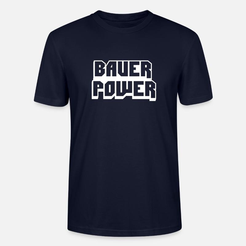 bauer power - Stanley/Stella Unisex Bio-T-Shirt CRAFTER - Navy