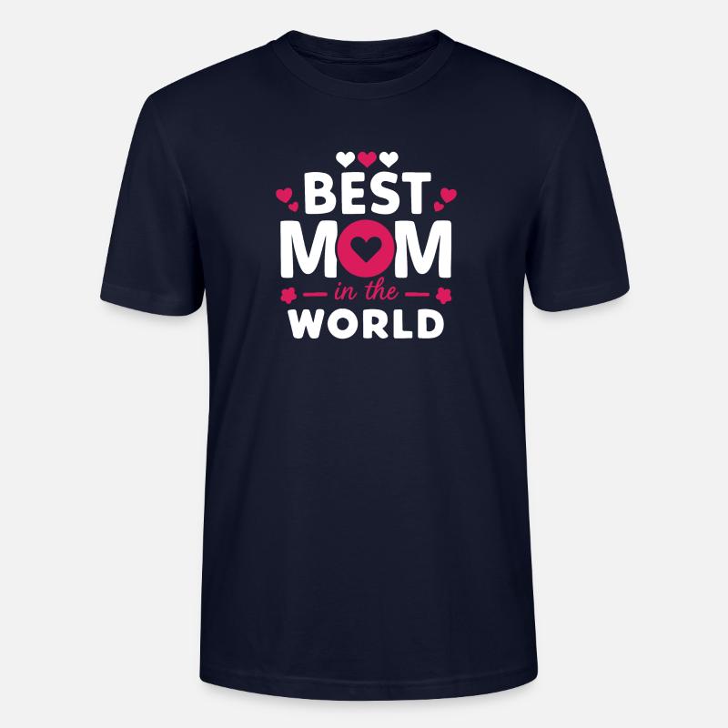 Beste Mutter der Welt - Stanley/Stella Unisex Bio-T-Shirt CRAFTER - Navy