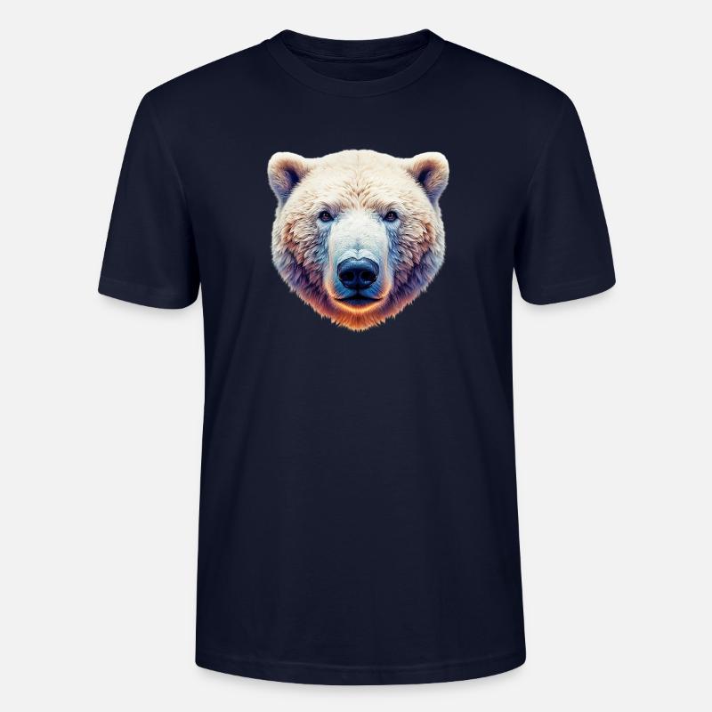 Weißer Eisbär - Stanley/Stella Unisex Bio-T-Shirt CRAFTER - Navy