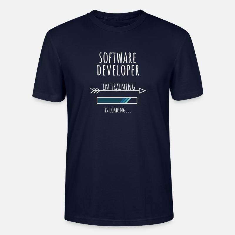 Software Developer in Training Gift - Stanley/Stella CRAFTER Unisex Organic T-Shirt - navy