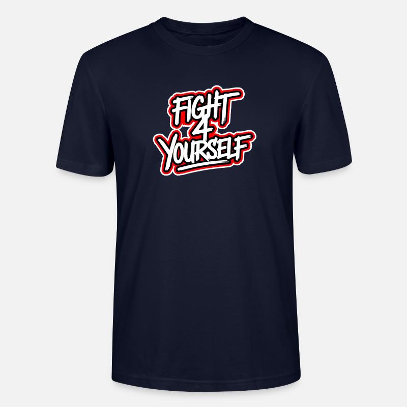 Fight 4 yourself - Stanley/Stella Unisex Bio-T-Shirt CRAFTER - Navy