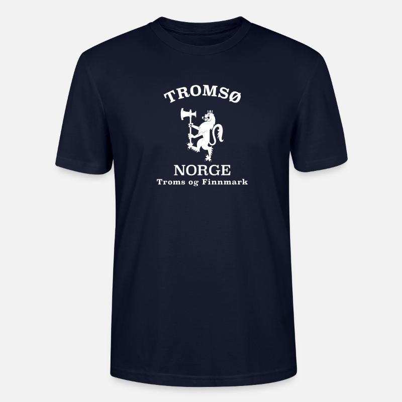 Tromso Norge Norway - Stanley/Stella Unisex Bio-T-Shirt CRAFTER - Navy