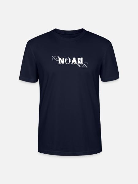 NOAH Schriftzug verziert Vectorgraphic - Stanley/Stella Unisex Bio-T-Shirt CRAFTER - Navy