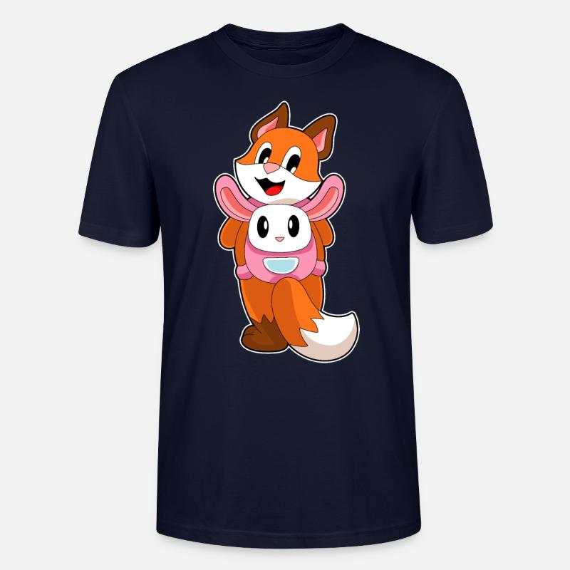 Fuchs Hase Tasche - Stanley/Stella Unisex Bio-T-Shirt CRAFTER - Navy