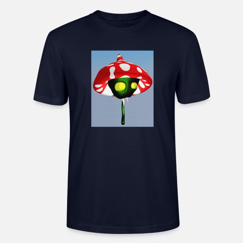 Toadstool Vampire - Stanley/Stella CRAFTER Unisex Organic T-Shirt - navy