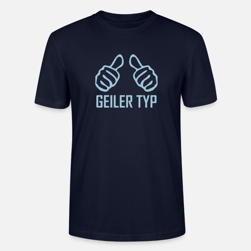 geiler typ - Stanley/Stella Unisex Bio-T-Shirt CRAFTER - Navy