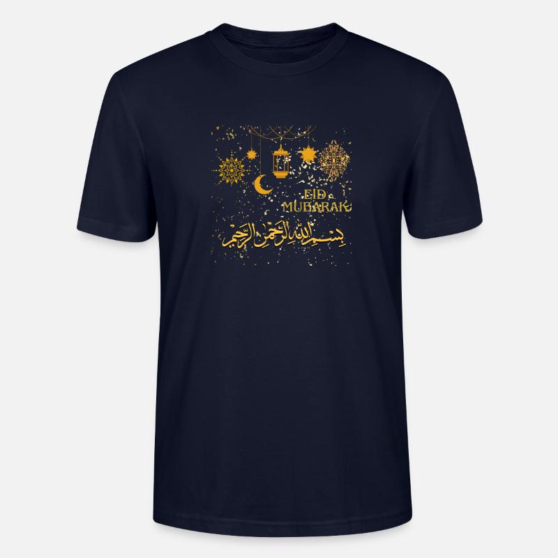 Ramadan, Eid Mubarak - Stanley/Stella Unisex Bio-T-Shirt CRAFTER - Navy