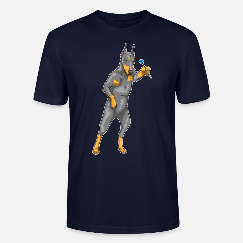 Doberman Dart Dart - T-shirt bio CRAFTER Stanley Stella Unisexe - marine