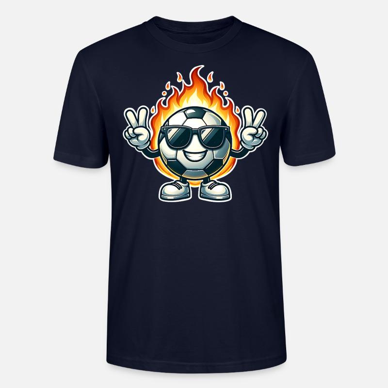 Fußball - Stanley/Stella Unisex Bio-T-Shirt CRAFTER - Navy