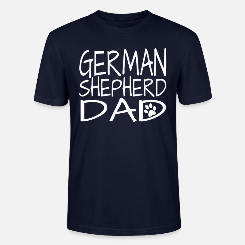 German Shepherd German Shepherd - Stanley/Stella CRAFTER Unisex Organic T-Shirt - navy