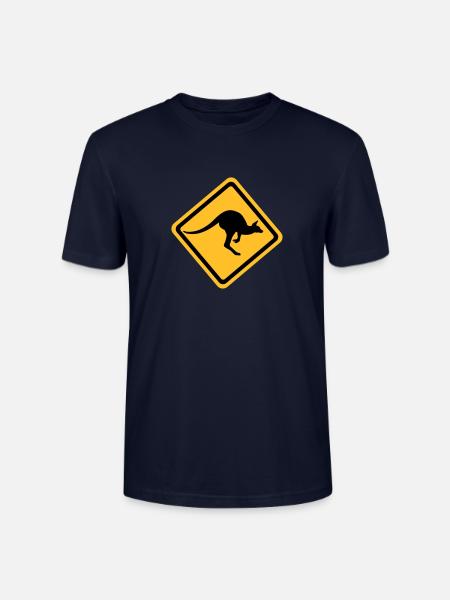 Känguru - Stanley/Stella Unisex Bio-T-Shirt CRAFTER - Navy