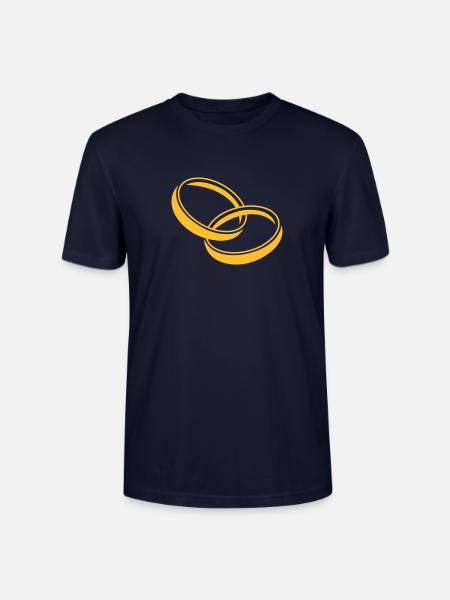 Wedding Rings - Stanley/Stella Unisex Bio-T-Shirt CRAFTER - Navy