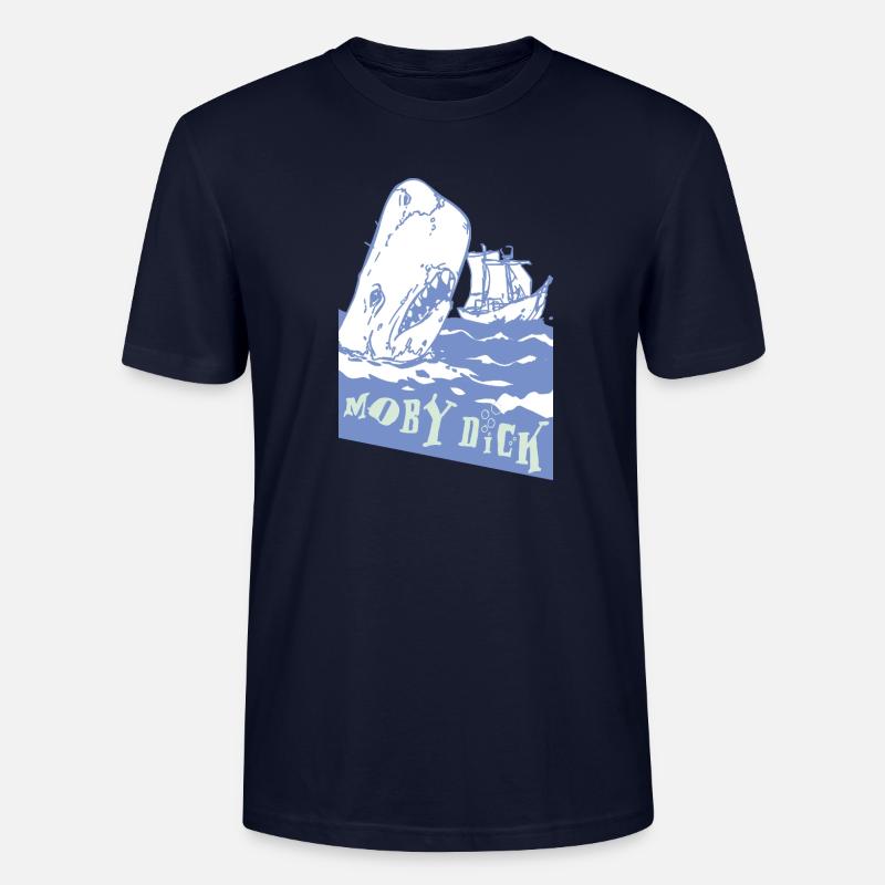 Moby Dick - Stanley/Stella Unisex Bio-T-Shirt CRAFTER - Navy