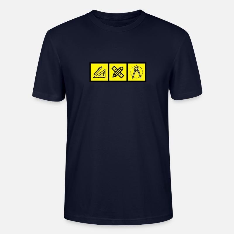 architecte / architecture / ingénieur / bâtiment - T-shirt bio CRAFTER Stanley Stella Unisexe - marine