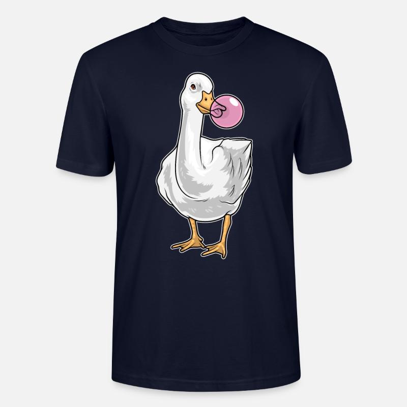 Chewing-gum de canard - T-shirt bio CRAFTER Stanley Stella Unisexe - marine