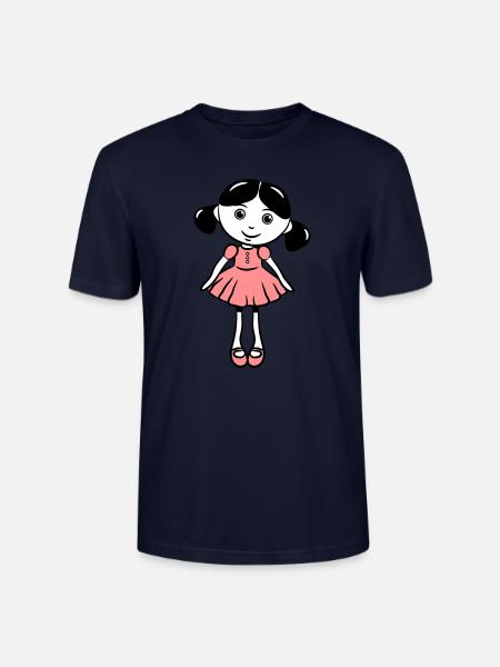 Puppe süss nett - Stanley/Stella Unisex Bio-T-Shirt CRAFTER - Navy