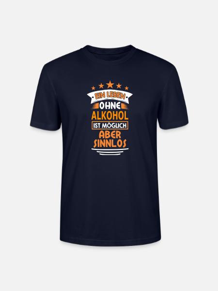 alkohol - Stanley/Stella Unisex Bio-T-Shirt CRAFTER - Navy