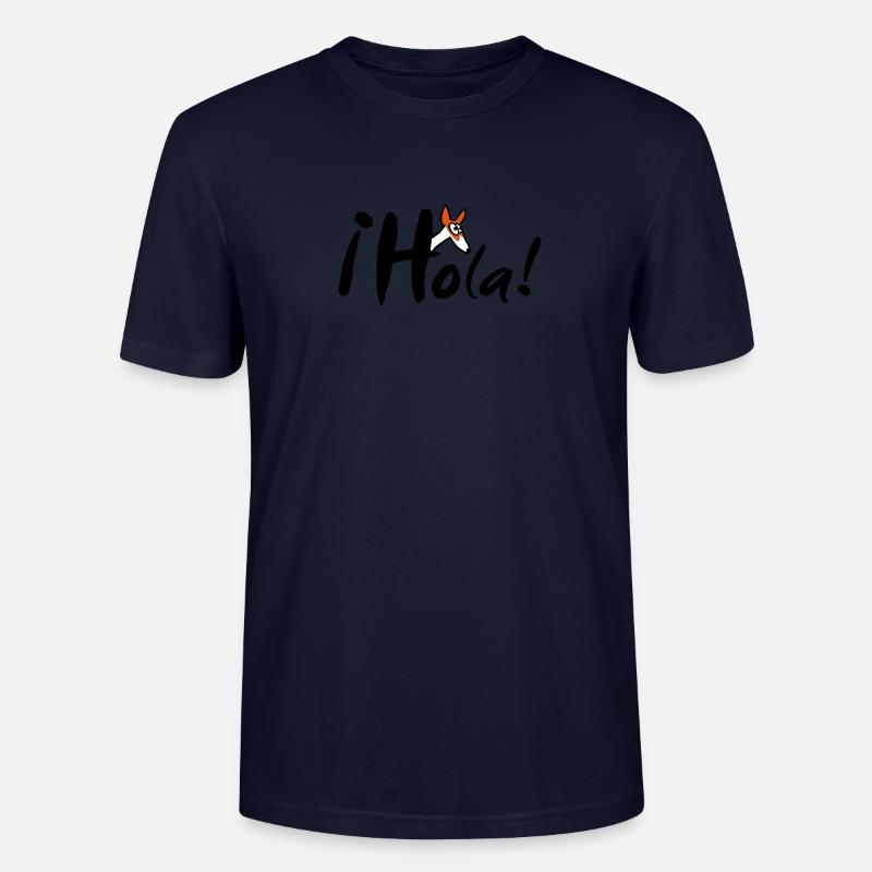 Hola Podenco - Stanley/Stella Unisex Bio-T-Shirt CRAFTER - Navy