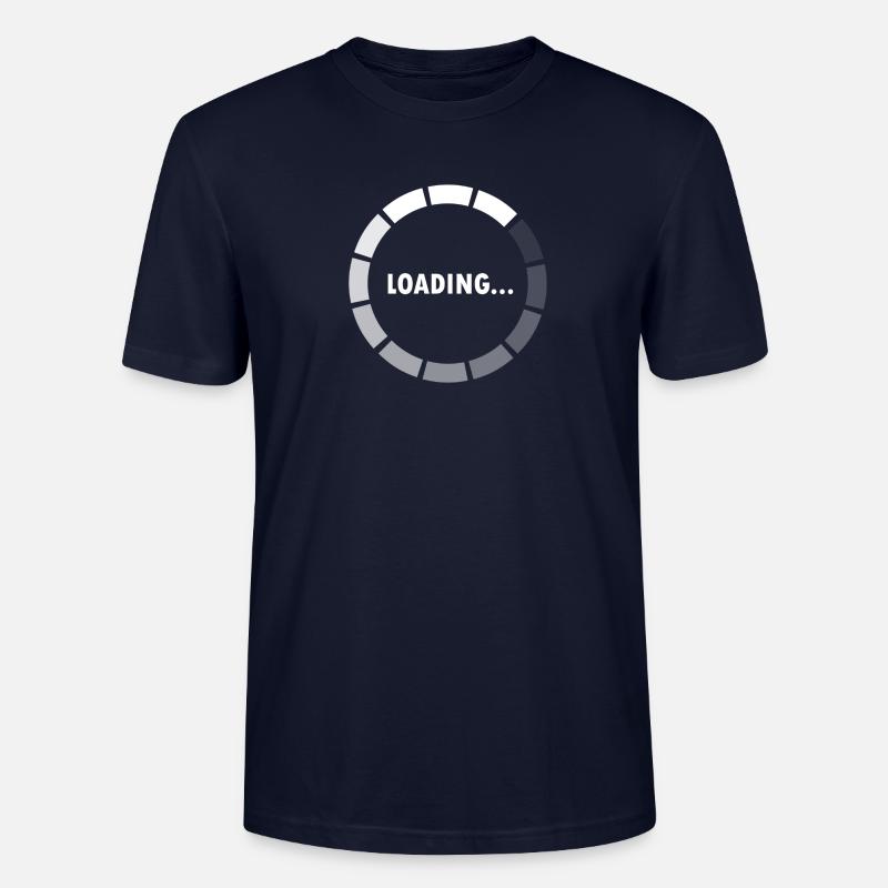 Ajax Loader - loading - waiting - T-shirt bio CRAFTER Stanley Stella Unisexe - marine