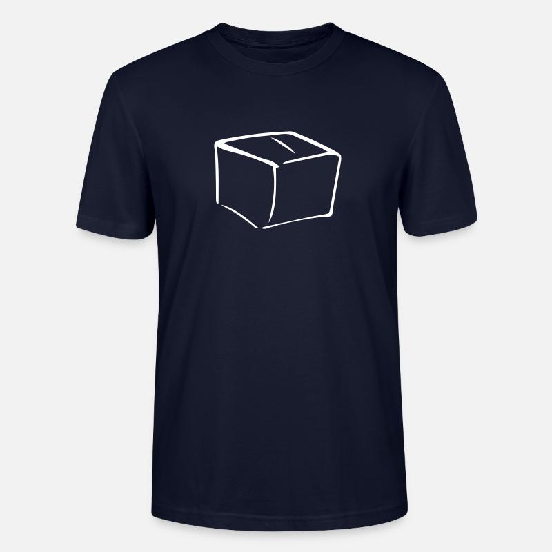 Packet,Papier,Post,Geschäft,Kasten,Versand - Stanley/Stella Unisex Bio-T-Shirt CRAFTER - Navy