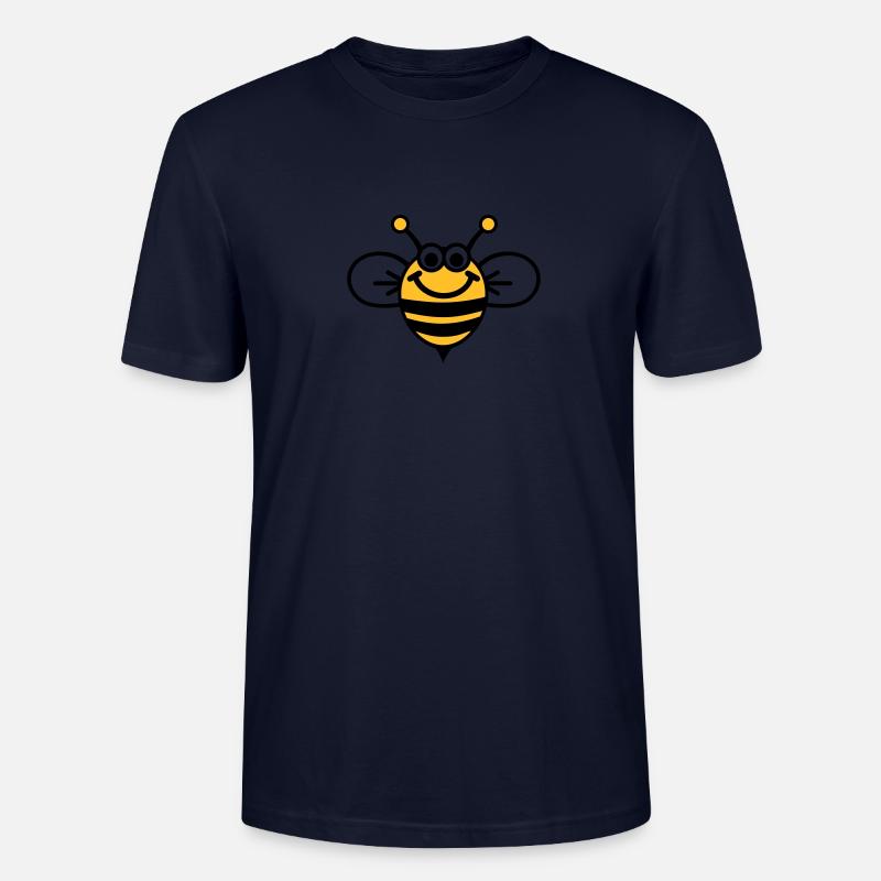 Biene - Stanley/Stella Unisex Bio-T-Shirt CRAFTER - Navy