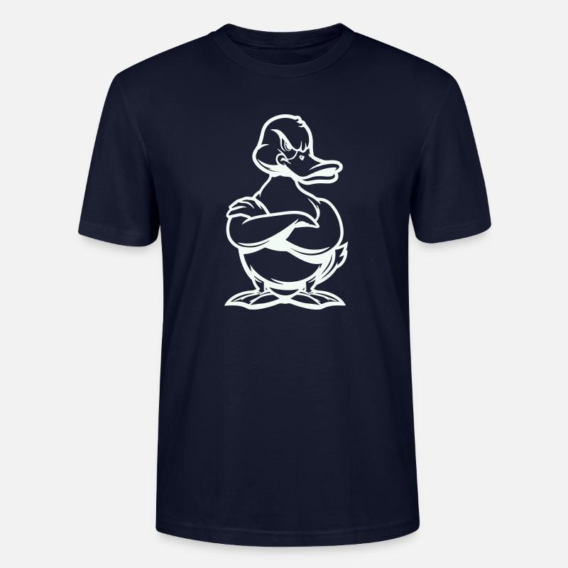 ente duck comic - Stanley/Stella Unisex Bio-T-Shirt CRAFTER - Navy