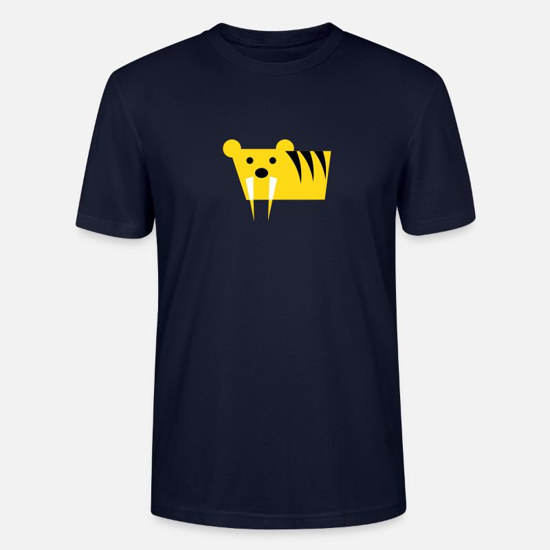 Säbelzahntiger - Stanley/Stella Unisex Bio-T-Shirt CRAFTER - Navy