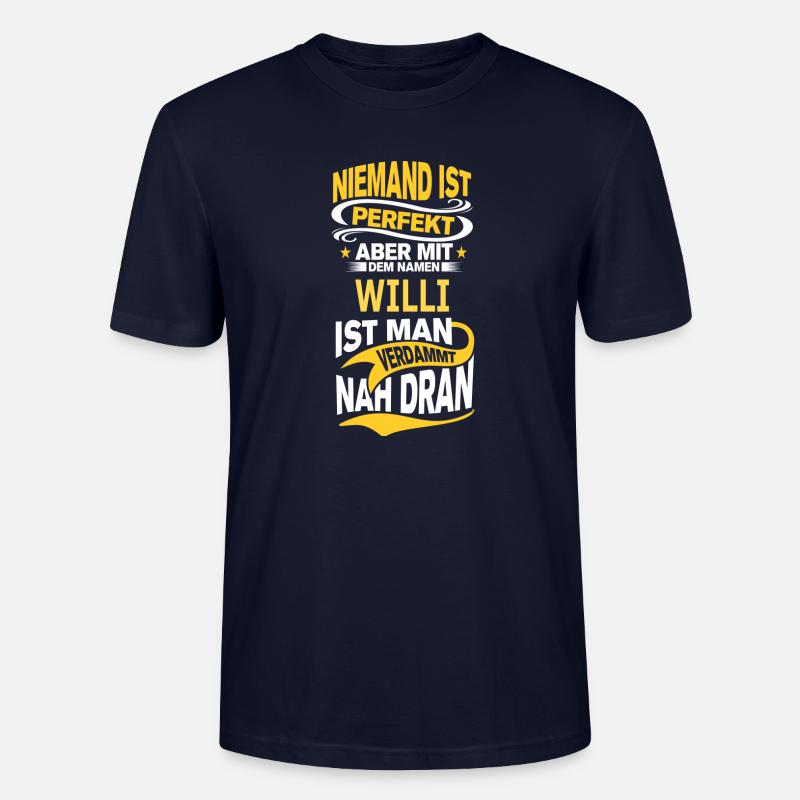 WILLI - Stanley/Stella Unisex Bio-T-Shirt CRAFTER - Navy