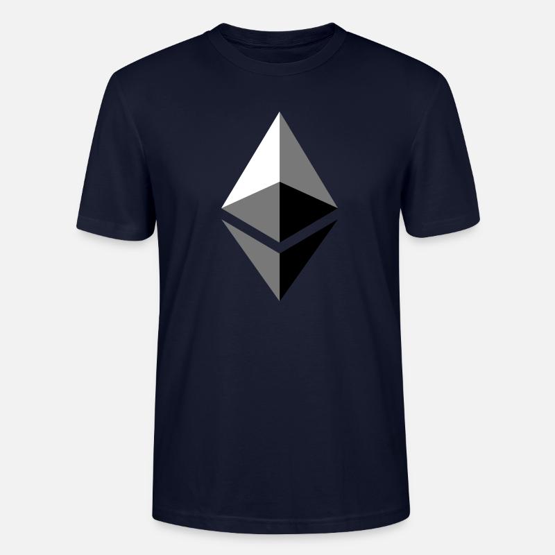 ETH éther Etherium - T-shirt bio CRAFTER Stanley Stella Unisexe - marine