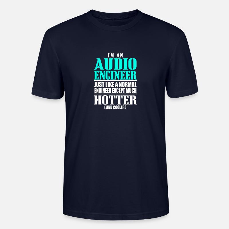 AUDIO ENGINEER - Stanley/Stella Unisex Bio-T-Shirt CRAFTER - Navy