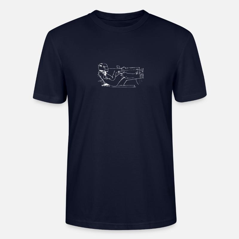 F1-Cockpit - Stanley/Stella Unisex Bio-T-Shirt CRAFTER - Navy
