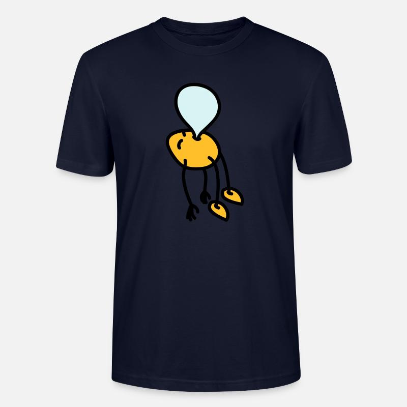 chewing_gum_man - Stanley/Stella Unisex Bio-T-Shirt CRAFTER - Navy