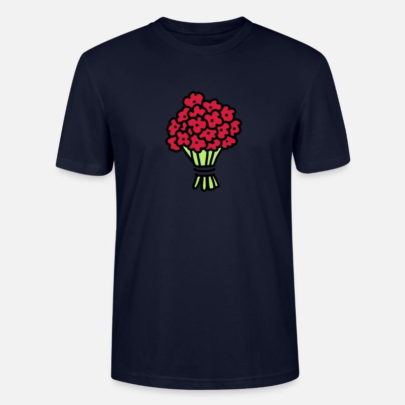 Blumenstrauß 3 - Stanley/Stella Unisex Bio-T-Shirt CRAFTER - Navy