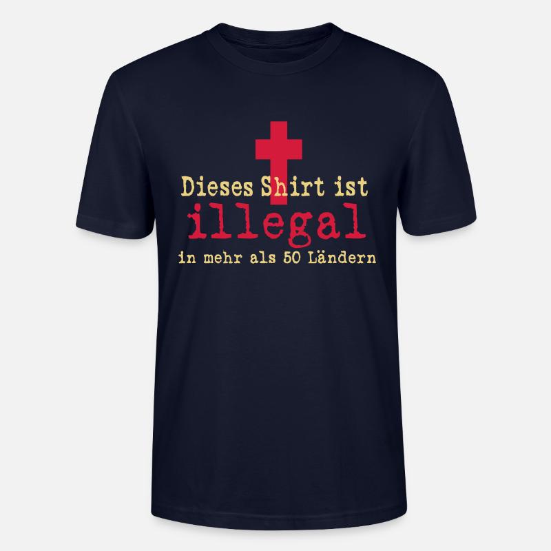 illegal - Stanley/Stella Unisex Bio-T-Shirt CRAFTER - Navy
