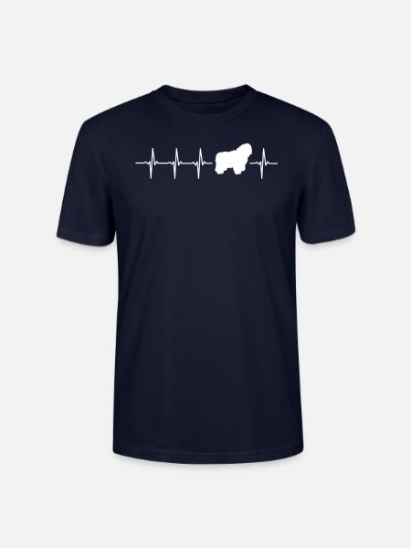 Lustige Bergamasco-Geschenk-Idee - Stanley/Stella Unisex Bio-T-Shirt CRAFTER - Navy