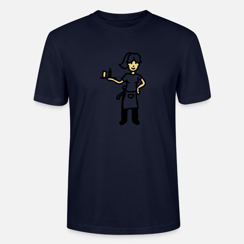 Kellnerin - Stanley/Stella Unisex Bio-T-Shirt CRAFTER - Navy