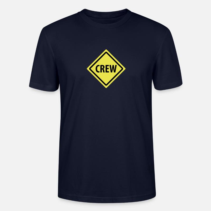 crew roadsign - Stanley/Stella Unisex Bio-T-Shirt CRAFTER - Navy