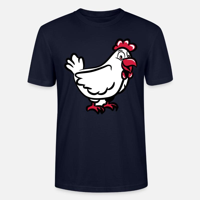 Huhn süss - Stanley/Stella Unisex Bio-T-Shirt CRAFTER - Navy