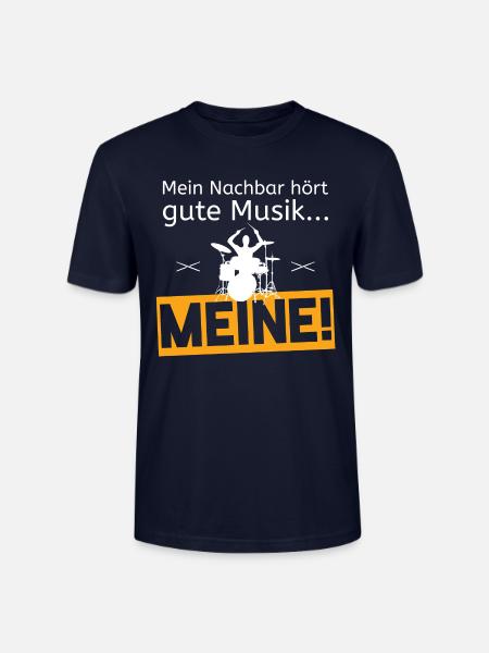 Schlagzeug - gute Musik - Stanley/Stella Unisex Bio-T-Shirt CRAFTER - Navy