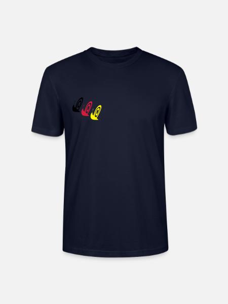 Snail - Stanley/Stella CRAFTER Unisex Organic T-Shirt - navy