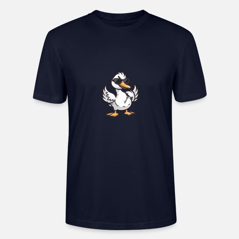 Gans Cool Tier - Stanley/Stella Unisex Bio-T-Shirt CRAFTER - Navy