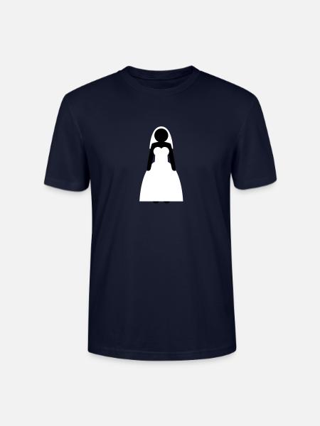 wedding_woman - Stanley/Stella Unisex Bio-T-Shirt CRAFTER - Navy
