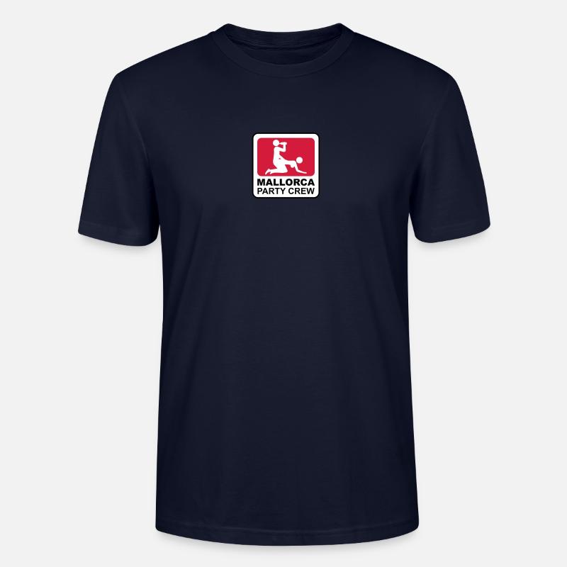 Majorque Sun Logo - T-shirt bio CRAFTER Stanley Stella Unisexe - marine