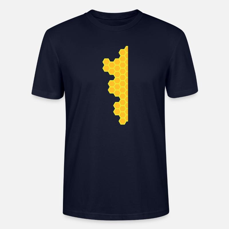 Honeycombs - Stanley/Stella Unisex Bio-T-Shirt CRAFTER - Navy